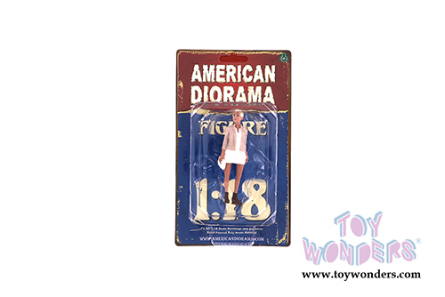 American Diorama Figurine - Partygoers Figure IV (1/18  scale, Beige/White) 38224