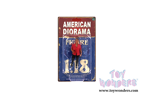 American Diorama Figurine - Partygoers Figure VI (1/18  scale, Black/Pink) 38226