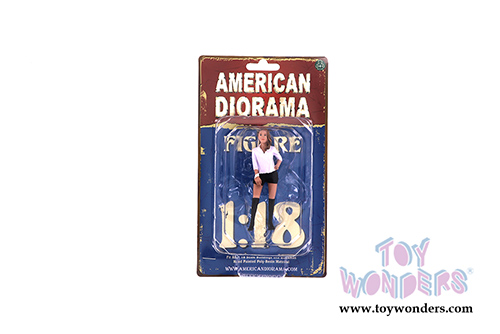 American Diorama Figurine - Partygoers Figure VII (1/18  scale, Black/White) 38227