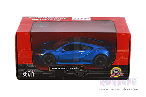 Showcasts® Collectibles - Acura NSX Hardtop (2018, 1/24 scale diecast model car, Blue) 38234BU MAP: $22.99