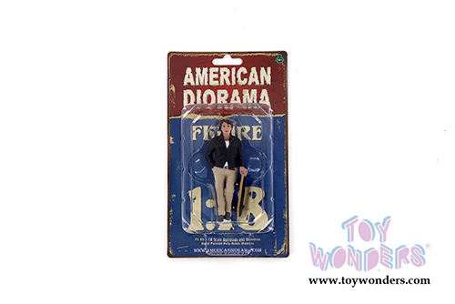 American Diorama Figurine - Skateboarder Figure III (1/18 scale, Beige/Black) 38242