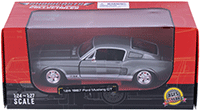 Showcasts® Collectibles - Ford Mustang GT-500 Hardtop (1967, 1/24 scale diecast model car, Gray) 38260GY MAP: $22.99