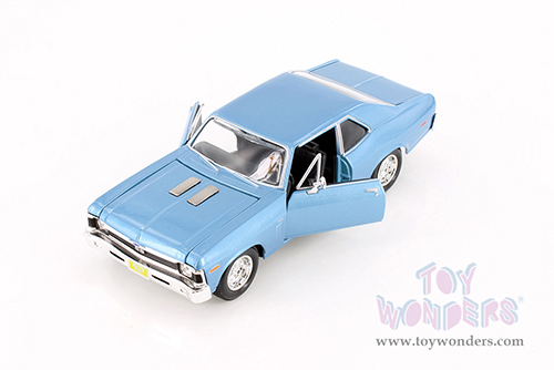 Showcasts® Collectibles - Chevrolet® Nova™ SS™ Hardtop (1970, 1/24 scale diecast model car, Blue) 38262BU MAP: $22.99