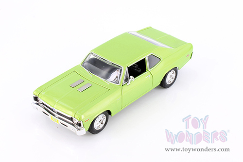 Showcasts® Collectibles - Chevrolet® Nova™ SS™ Hardtop (1970, 1/24 scale diecast model car, Green) 38262GN MAP: $22.99