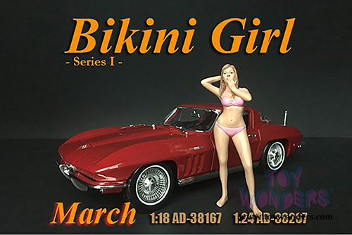 American Diorama Figurine - Bikini Girl March (1/24 scale, Pink) 38267