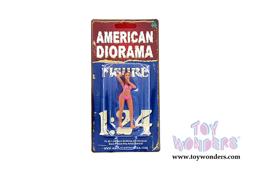 American Diorama Figurine - Bikini Girl March (1/24 scale, Pink) 38267