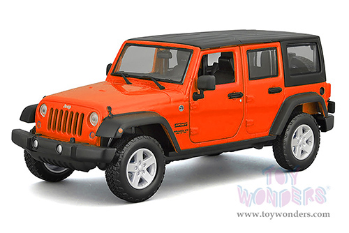 Maisto - Special Edition Trucks | Jeep® Wrangler Unlimited (2015, 1/24 scale diecast model car, Orange) 38268OR