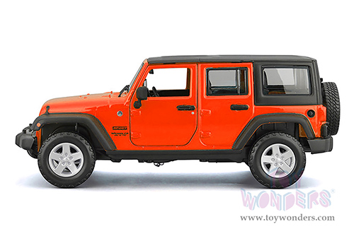 Maisto - Special Edition Trucks | Jeep® Wrangler Unlimited (2015, 1/24 scale diecast model car, Orange) 38268OR