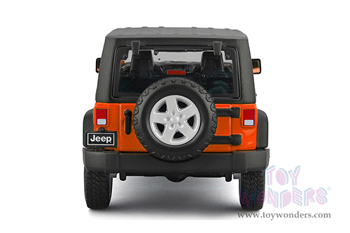 Maisto - Special Edition Trucks | Jeep® Wrangler Unlimited (2015, 1/24 scale diecast model car, Orange) 38268OR