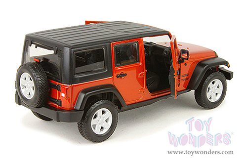 Maisto - Special Edition Trucks | Jeep® Wrangler Unlimited (2015, 1/24 scale diecast model car, Orange) 38268OR