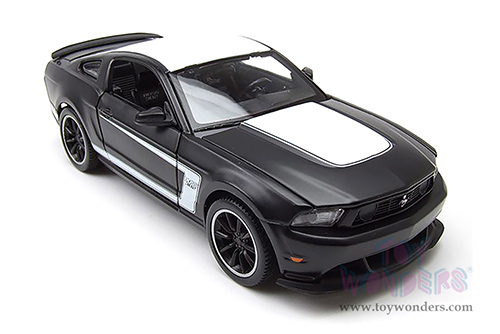Showcasts® Collectibles - Ford Mustang Boss 302 Hardtop (2012, 1/24 scale diecast model car, Black) 38269BK MAP: $22.99