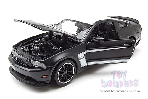 Showcasts® Collectibles - Ford Mustang Boss 302 Hardtop (2012, 1/24 scale diecast model car, Black) 38269BK MAP: $22.99