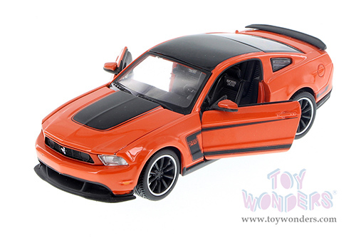 Showcasts® Collectibles - Ford Mustang Boss 302 Hardtop (2012, 1/24 scale diecast model car, Orange) 38269OR MAP: $22.99
