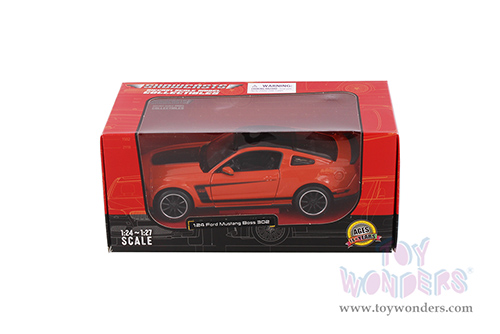 Showcasts® Collectibles - Ford Mustang Boss 302 Hardtop (2012, 1/24 scale diecast model car, Orange) 38269OR MAP: $22.99