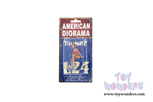 American Diorama Figurine - Bikini Girl November (1/24 scale, Orange) 38275