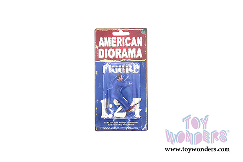 American Diorama Figurine - Mechanic Classic Frank Under the Hood (1/24 scale, Blue) 38279