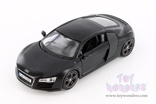 Showcasts® Collectibles - Audi R8 Hard Top (1/24 scale diecast model car, Matte Black) 38281BK MAP: $22.99