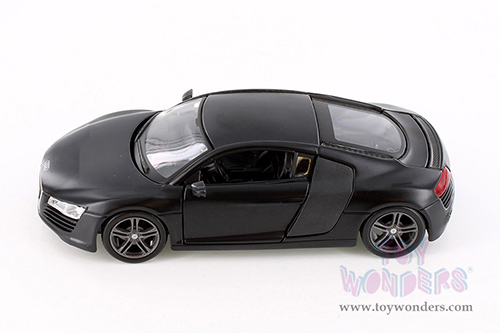 Showcasts® Collectibles - Audi R8 Hard Top (1/24 scale diecast model car, Matte Black) 38281BK MAP: $22.99