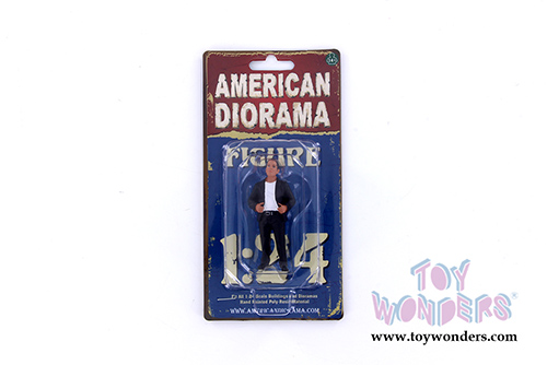 American Diorama Figurine - Hanging Out 2 Manuel Figure (1/24  scale, Black/white) 38283