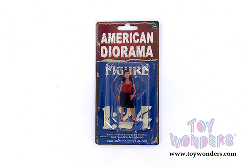 American Diorama Figurine - Hanging Out 2 Rosa Figure (1/24  scale, Black/Red) 38284