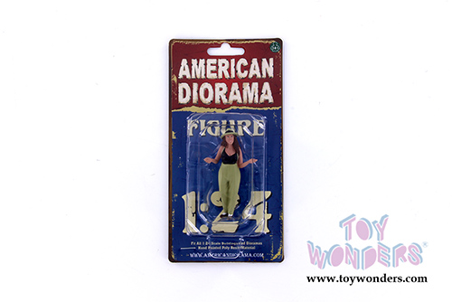 American Diorama Figurine - Hanging Out 2 Tanya Figure (1/24 scale, Green/Black) 38288