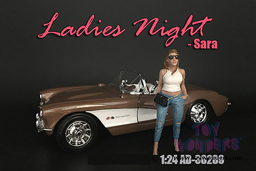 American Diorama Figurine - Ladies Night Sara Figure (1/24 scale, Light Blue/White) 38289