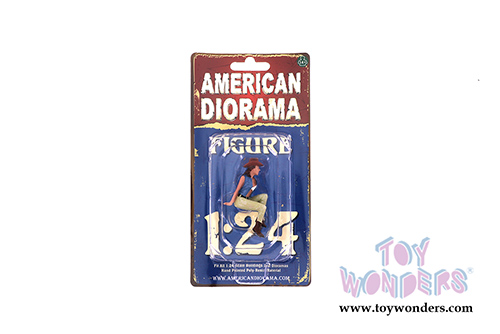 American Diorama Figurine - The Western Style VI (1/24 scale, Beige/Blue) 38306