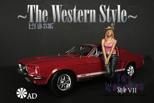 American Diorama Figurine - The Western Style VII (1/24 scale, Beige/Pink) 38307