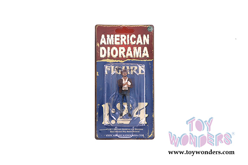 American Diorama Figurine - The Western Style VIII (1/24 scale, Blue/Brown) 38308