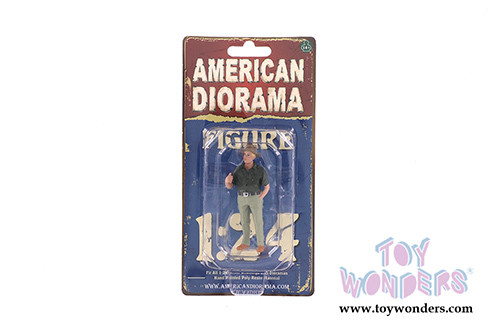 American Diorama Figurine - Weekend Car Show Figure VIII (1/24  scale, Green) 38316