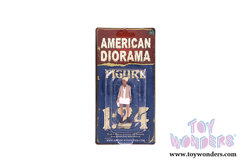 American Diorama Figurine - Partygoers Figure IV (1/24  scale, Beige/White) 38324