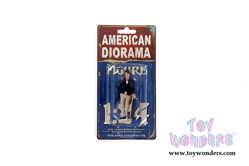 American Diorama Figurine - Skateboarder Figure III (1/24 scale, Beige/Black) 38342
