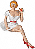 Show product details for Motorhead Miniatures Figurine - Single Doll Paulette (1:24, White) 383W