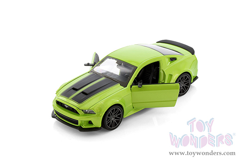 Showcasts® Collectibles - Ford Mustang Street Racer Hardtop (2014, 1/24 scale diecast model car, Green) 38506GN MAP: $22.99