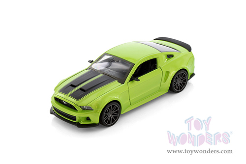 Showcasts® Collectibles - Ford Mustang Street Racer Hardtop (2014, 1/24 scale diecast model car, Green) 38506GN MAP: $22.99