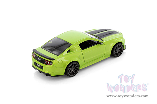 Showcasts® Collectibles - Ford Mustang Street Racer Hardtop (2014, 1/24 scale diecast model car, Green) 38506GN MAP: $22.99