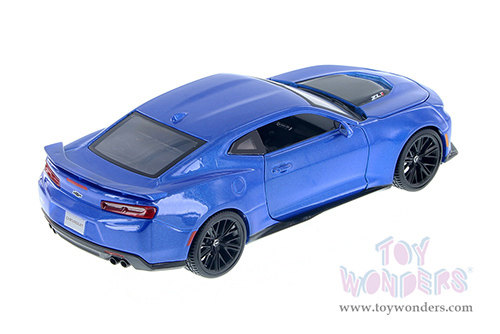 Showcasts® Collectibles - Chevrolet® Camaro® ZL1 Hardtop (2017, 1/24 scale die cast model car, Blue) 38512BU MAP: $22.99