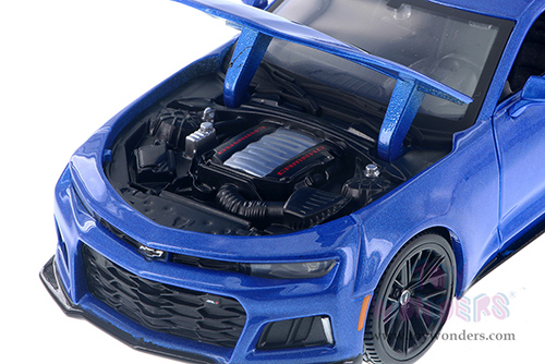 Showcasts® Collectibles - Chevrolet® Camaro® ZL1 Hardtop (2017, 1/24 scale die cast model car, Blue) 38512BU MAP: $22.99