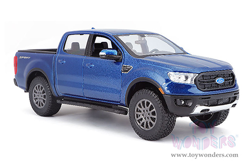 Showcasts® Collectibles - Ford Ranger Pickup Truck (2019, 1/27 scale diecast model car, Blue) 38521BU MAP: $22.99