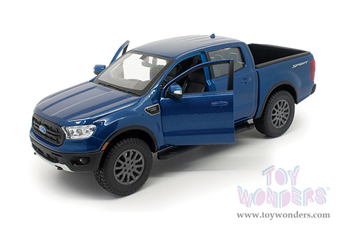 Showcasts® Collectibles - Ford Ranger Pickup Truck (2019, 1/27 scale diecast model car, Blue) 38521BU MAP: $22.99