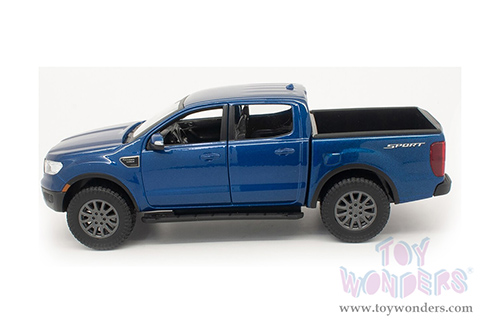 Showcasts® Collectibles - Ford Ranger Pickup Truck (2019, 1/27 scale diecast model car, Blue) 38521BU MAP: $22.99