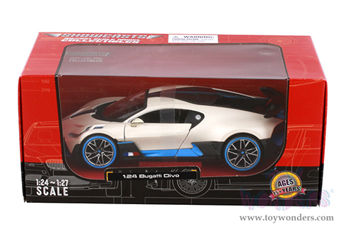 Showcasts® Collectibles - Bugatti DIVO Hardtop (2019, 1/24 scale diecast model car, White) 38526WT MAP: $22.99