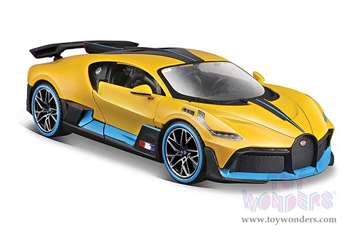 Showcasts® Collectibles - Bugatti DIVO Hardtop (2019, 1/24 scale diecast model car, Yellow) 38526YL MAP: $22.99