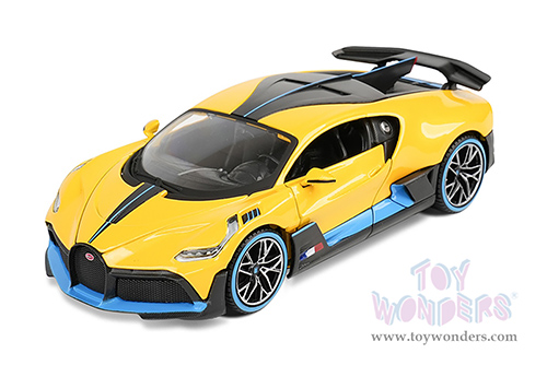 Showcasts® Collectibles - Bugatti DIVO Hardtop (2019, 1/24 scale diecast model car, Yellow) 38526YL MAP: $22.99