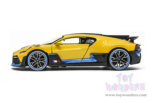 Showcasts® Collectibles - Bugatti DIVO Hardtop (2019, 1/24 scale diecast model car, Yellow) 38526YL MAP: $22.99