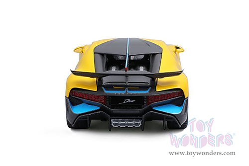 Showcasts® Collectibles - Bugatti DIVO Hardtop (2019, 1/24 scale diecast model car, Yellow) 38526YL MAP: $22.99