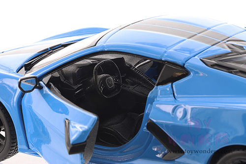 Showcasts® Collectibles - Chevrolet® Corvette® Stingray Coupe Z51 Hardtop (2020, 1/24 scale diecast model car, Blue) 38527BU MAP: $22.99