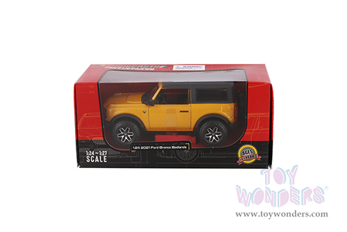 Showcasts® Collectibles - 2021 Ford Bronco Badlands (2021, 1/25 scale diecast model car, Orange) 38530OR MAP: $22.99