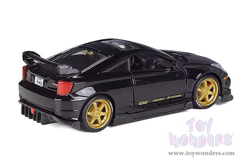 Maisto Design - Tokio Mod | Toyota Celica GT-S (1/24 scale diecast model car, Black) 38544BK