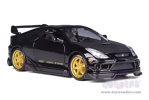 Maisto Design - Tokio Mod | Toyota Celica GT-S (1/24 scale diecast model car, Black) 38544BK
